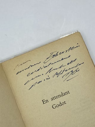 En attendant Godot [Waiting for Godot. Samuel Beckett.