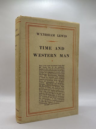 Item #219380 Time and Western Man. Wyndham Lewis