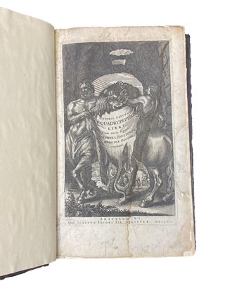 Historiae Naturalis de Quadrupedibus; Historiae Naturalis de Piscibus et Cetis; Historiae Naturalis de Exanguibus Aquaticis (all bound in one)
