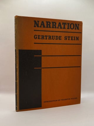 Narration. Gertrude Stein.