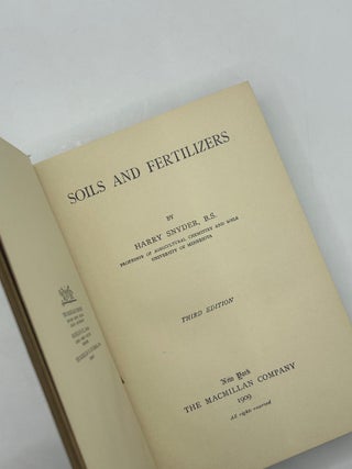 Soils and Fertilizers.