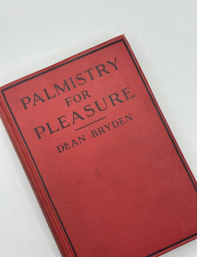 Item #244000 Palmistry for Pleasure. Dean Bryden.