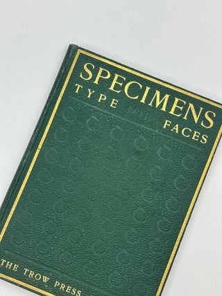 Specimen Book of Type, Borders, Ornaments, Initials