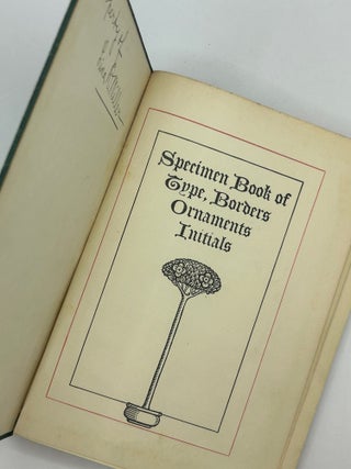 Specimen Book of Type, Borders, Ornaments, Initials.