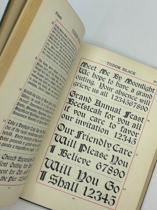 Specimen Book of Type, Borders, Ornaments, Initials.