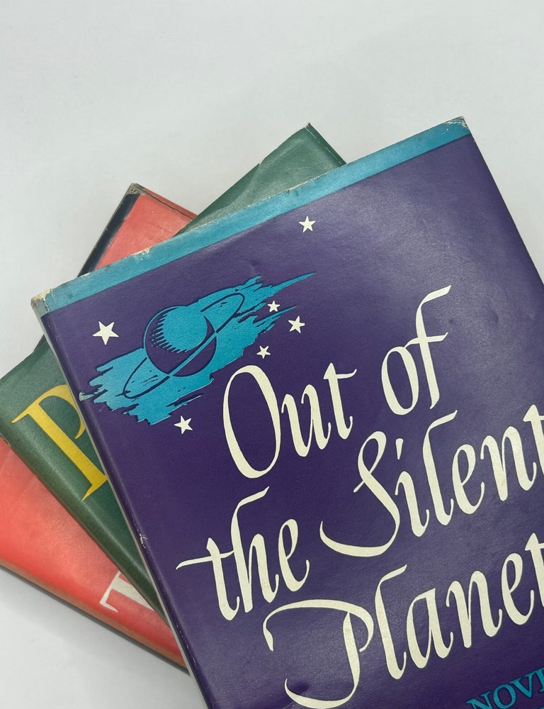Item #244641 [The Space Trilogy] Out of the Silent Planet; Perelandra; That Hideous Strength. C. S Lewis.